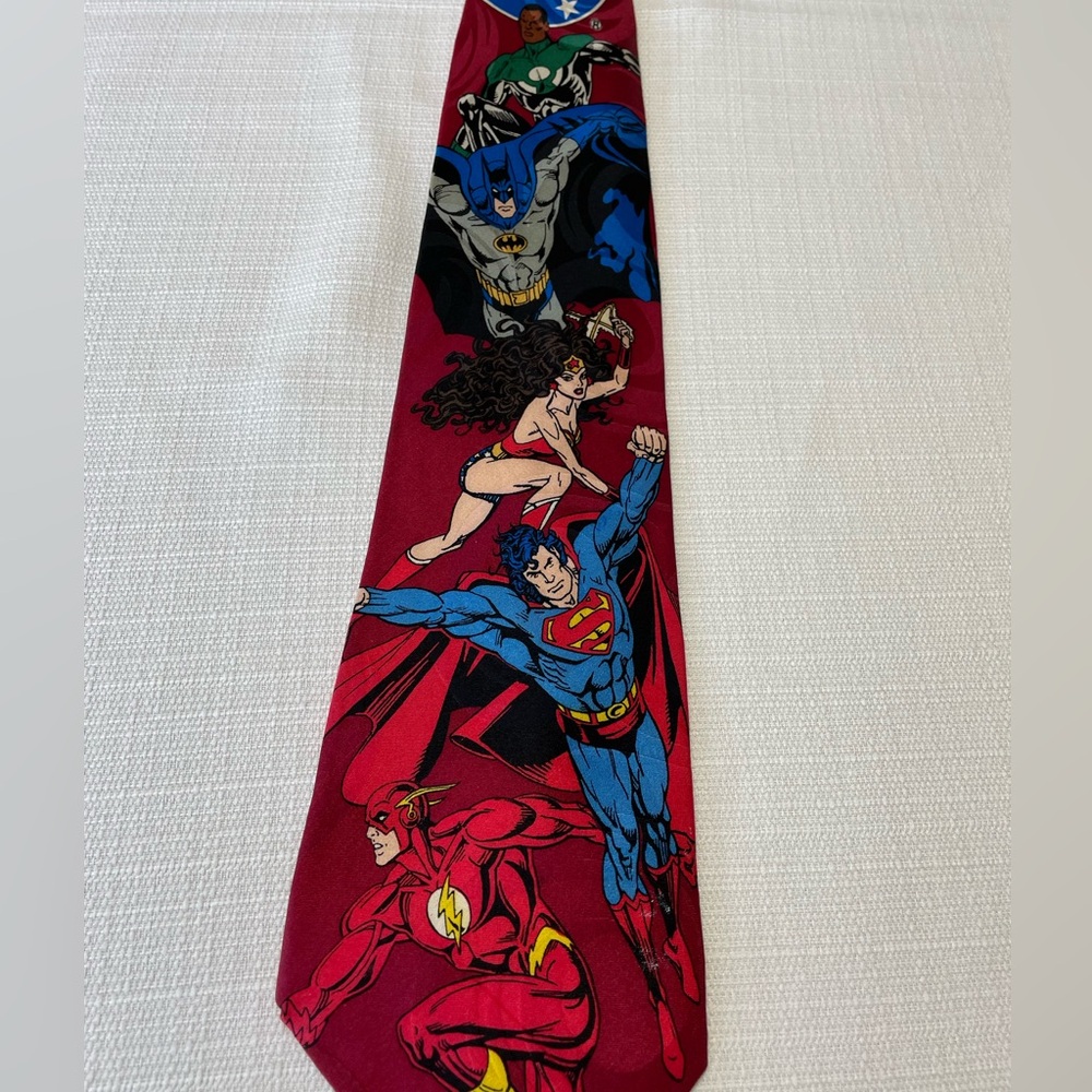 DC Comics Superheroes tie - vintage
